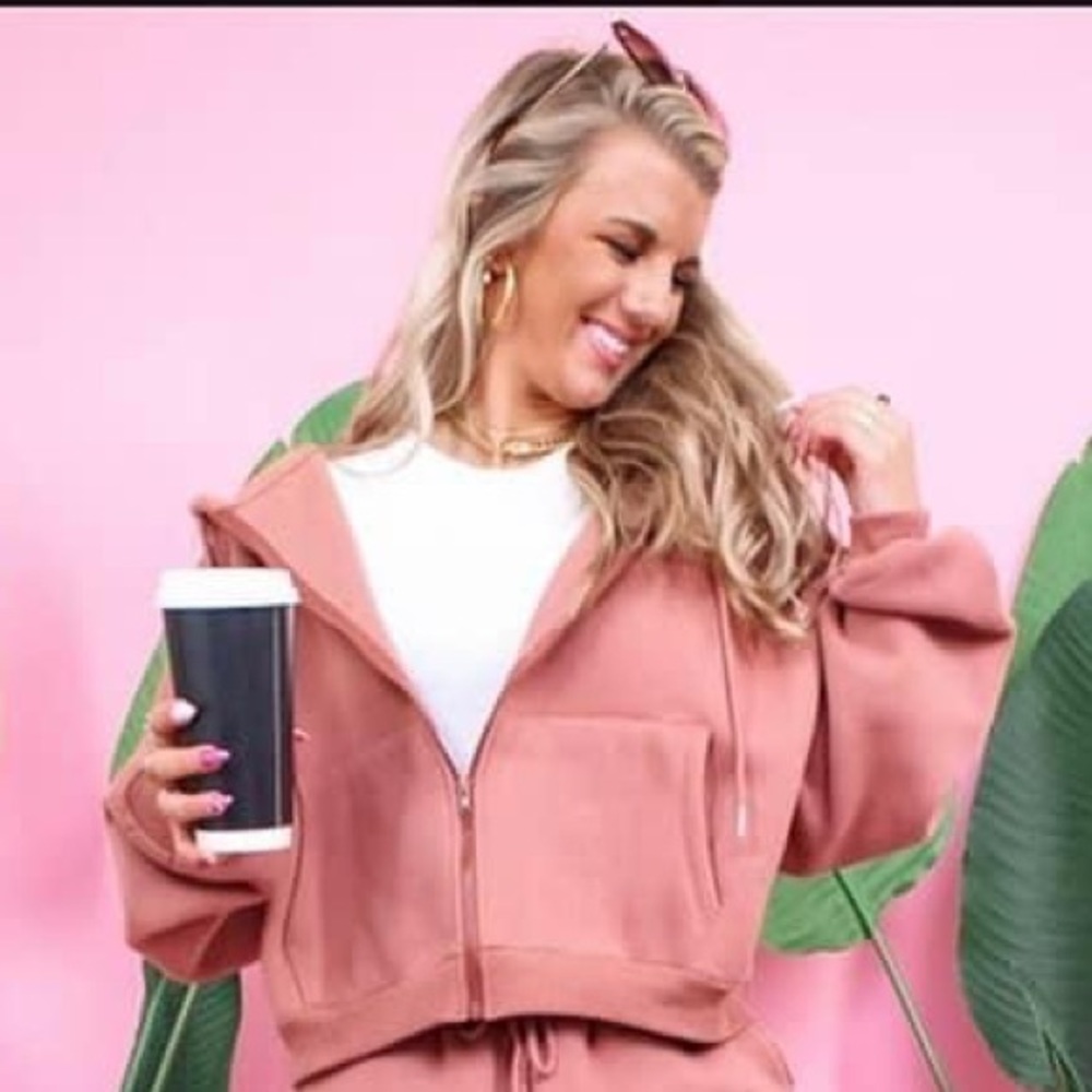 Comfy zip up sweatshirt